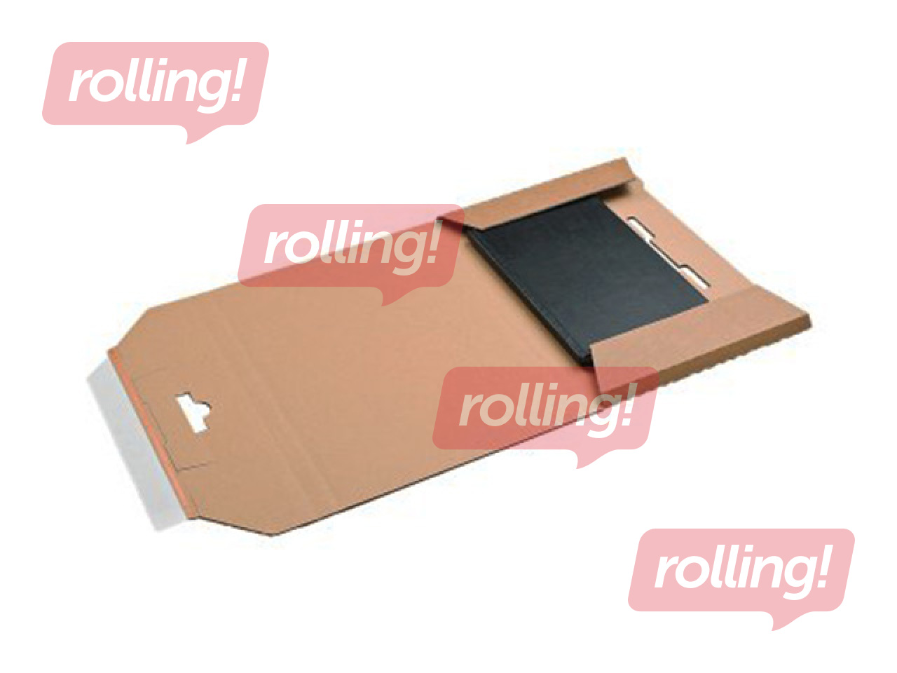 Коробка из гофрированного картона, для календаря, коричневая, 602x428x10мм