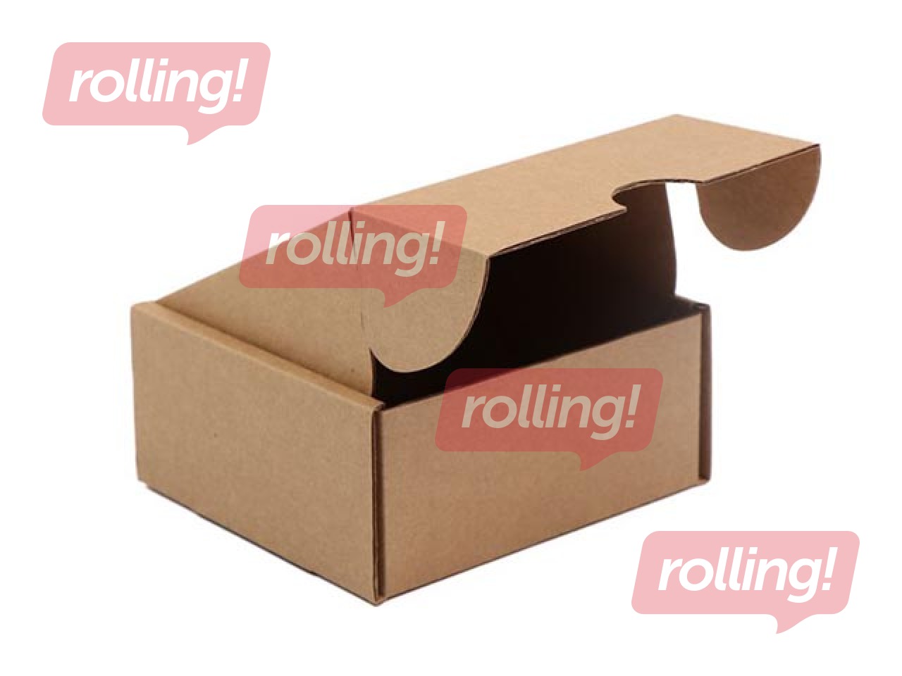 Gofrēta kartona kaste ar atlokāmu vāku, XS pakomātam, brūna, 150x120x60mm