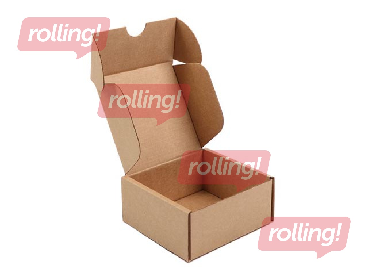 Gofrēta kartona kaste ar atlokāmu vāku, XS pakomātam, brūna, 150x120x60mm