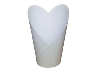 Flower gift box, white