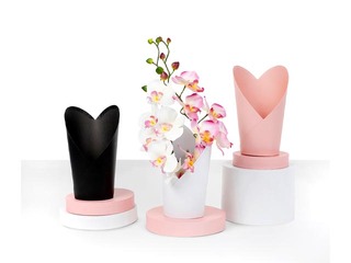 Flower gift box, white