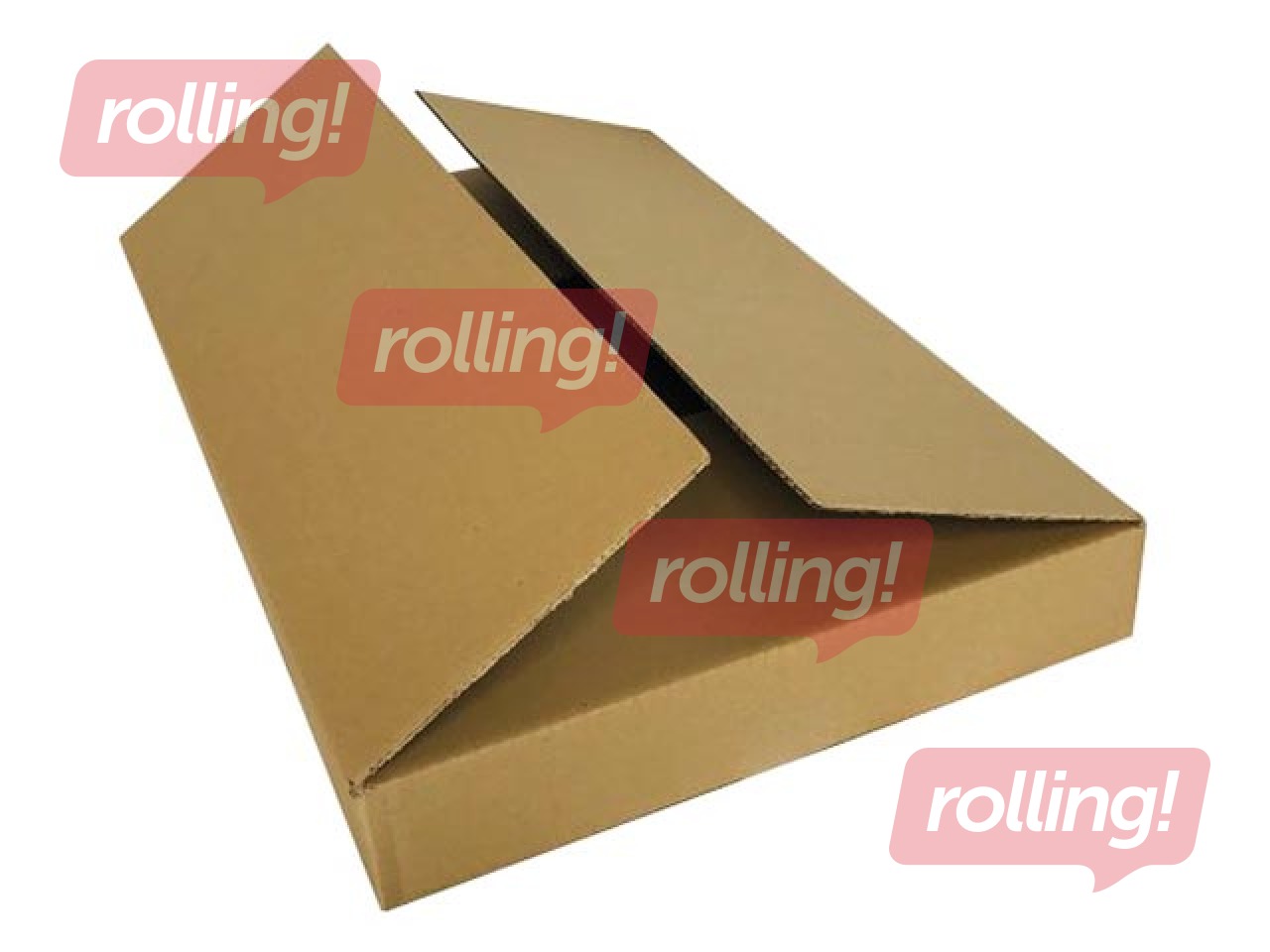 Kartona kaste pakomātiem, brūna, 1/2 S izmērs, 380x250x76mm