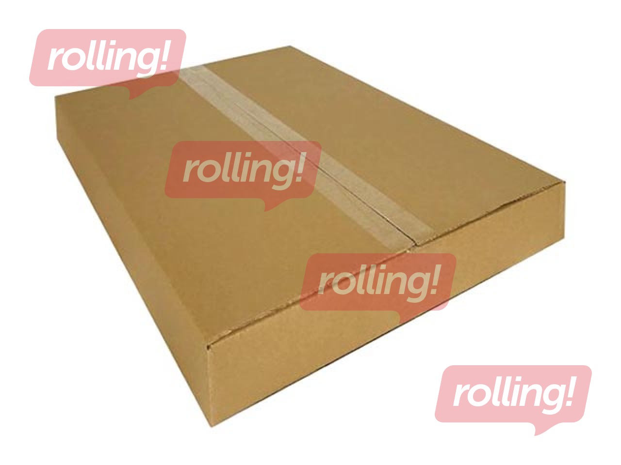 Kartona kaste pakomātiem, brūna, 1/2 S izmērs, 380x250x76mm