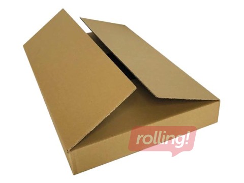 Картонная коробка для пакоматов, коричневая, 1/2 S размер, 380x250x76mm