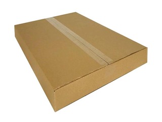 Картонная коробка для пакоматов, коричневая, 1/2 S размер, 380x250x76mm