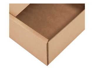 Iesaiņošanas kaste ar logu, brūna, 320x83x83mm