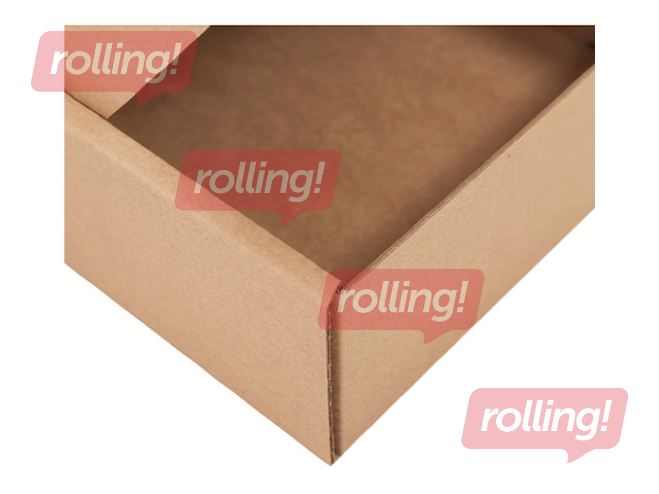 Iesaiņošanas kaste ar logu, brūna, 320x83x83mm