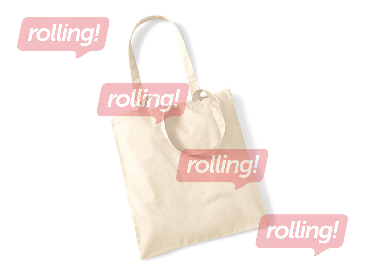 Fabric bag, 100% cotton, 380x420mm