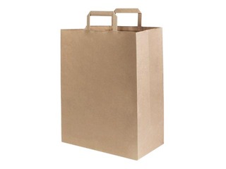 Paper bag with handles, 320x160x390mm, brown