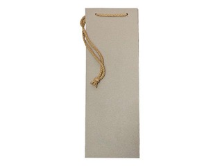 Paper bag for bottles, 120x90x390mm, beige