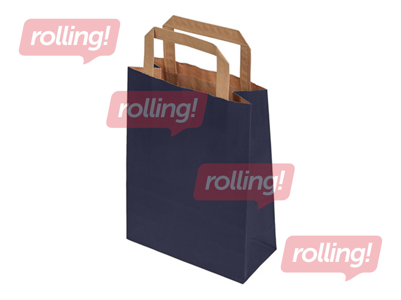 Paberkott sangadega, sinine, 180x80x240mm