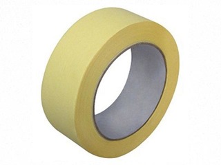 Paper adhesive tape for painting works 19mmx50m, t 60-80 C, yellow