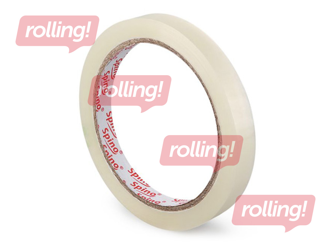 Adhesive tape, PP, transparent, 12mm x 66m