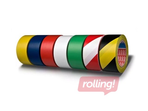Grīdas marķēšanas līmlente tesaflex®,  50 mm x 33m, PVC, dzeltena
