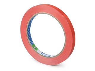 Adhesive tape, PVC, red, 9mm x 66m