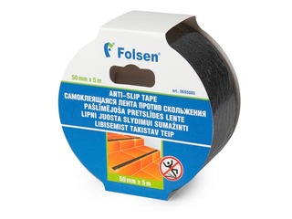 Floor marking tape Folsen,  50 mm x 5m, black