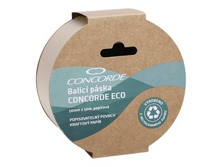 Packing tape Concorde Eco, 50mm x 50m, paper, brown