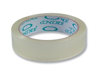 Packing tape Concorde, transparent, 25mm x 66m