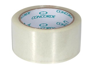 Клейкая лента для упаковки Concorde, прозрачная, 48мм x 66м