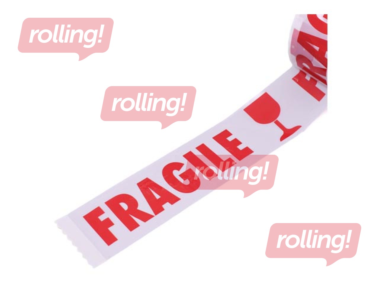 Līmlente Fragile, 48x66m