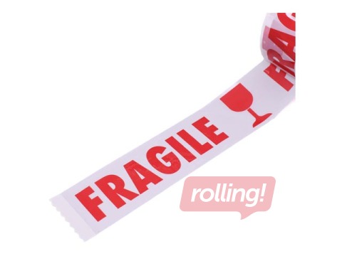 Packaging tape Fragile, 48x66m