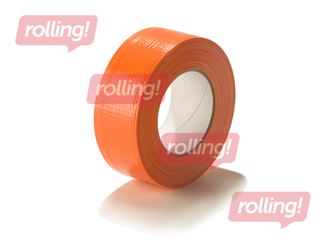 Клейкая лента Duct Tape, оранжевая, 50мм x 50м