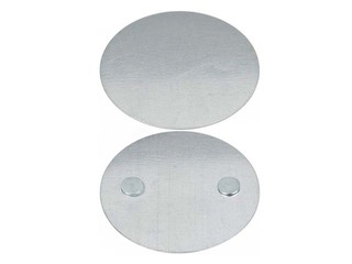 Magnet mounting plate for smoke detector