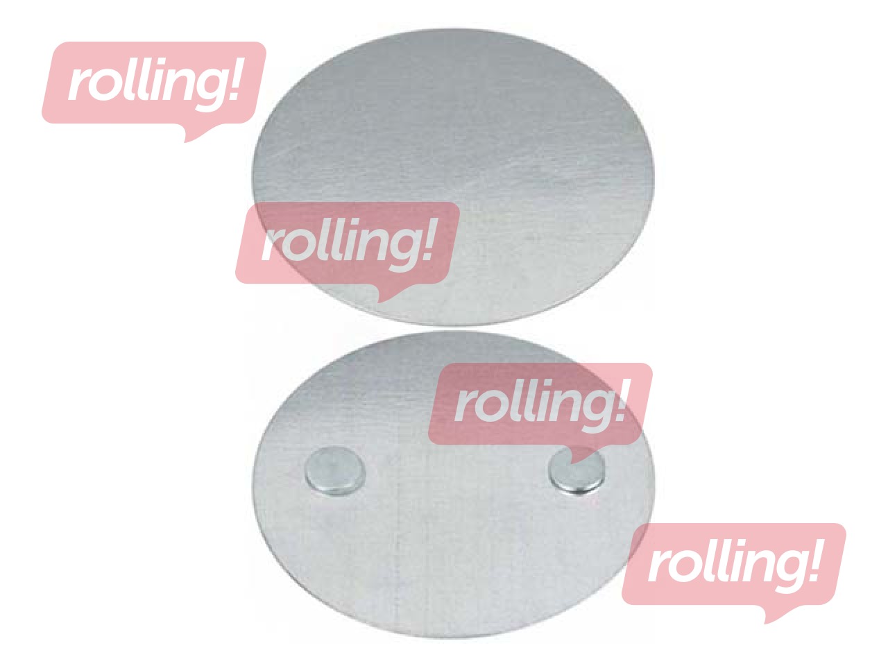 Magnet mounting plate for smoke detector