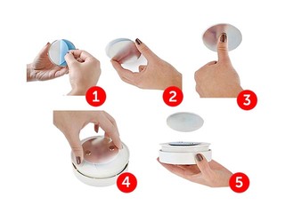 Magnet mounting plate for smoke detector