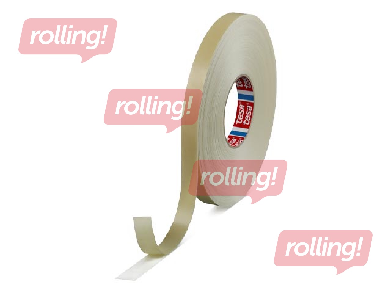 Līmlente Tesa, divpusēja, putota, PE/sintētiskais kaučuks, 12mm x 25m