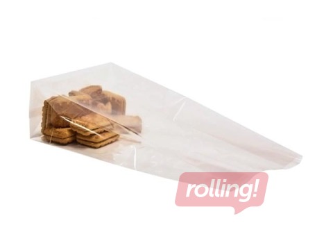 Пакеты с широким дном, ОРР, 120x60x250мм, 40 my, OPP, прозрачные, 50 шт