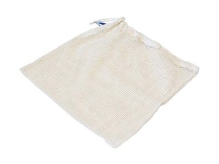 Mesh bag, 28 x 33 cm, thickness 240g/m2, natural white
