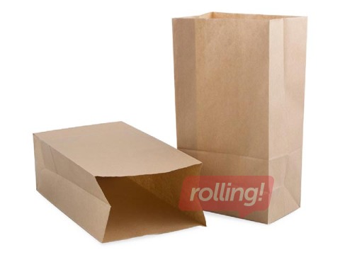 Paper bags, 130x280mm, brown, 500pcs
