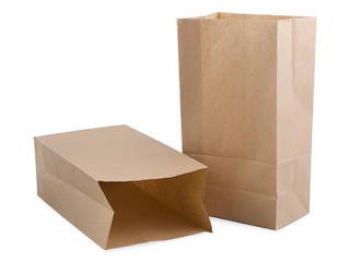 Paper bags, 110x240mm, brown, 500pcs