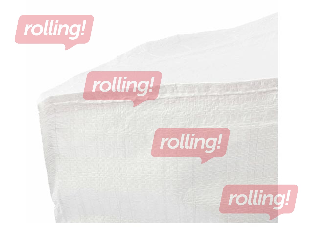 Polipropilēna maiss, 50x75cm, balts