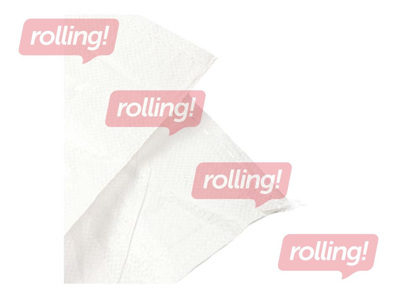 Polypropylene bag, 60x110cm, white