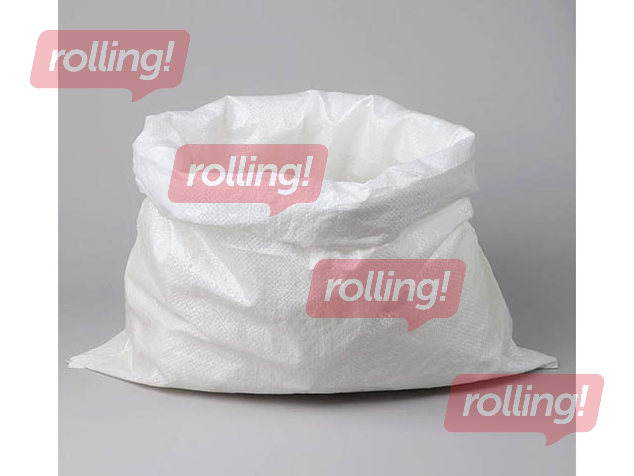 Polypropylene bag, 60x110cm, white