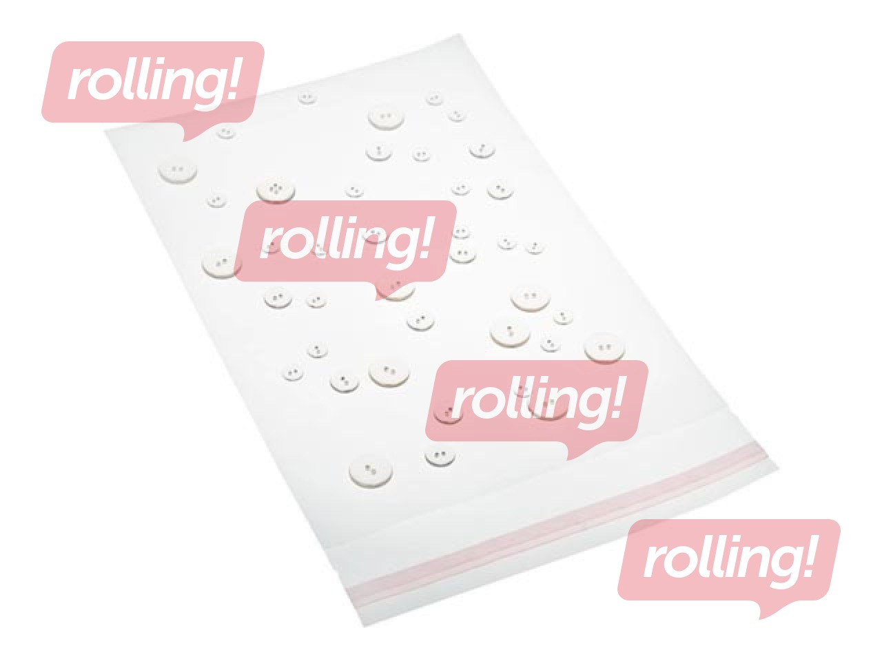 plastic bag with adhesive strip 29x39+7cm, transparent, 100pcs 