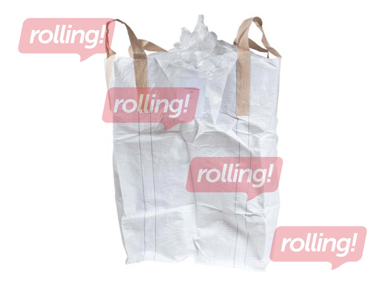 Polipropilēna maiss ar iztukšošanas vārstu, Big Bag 4-cilpu, 95x95x135 cm