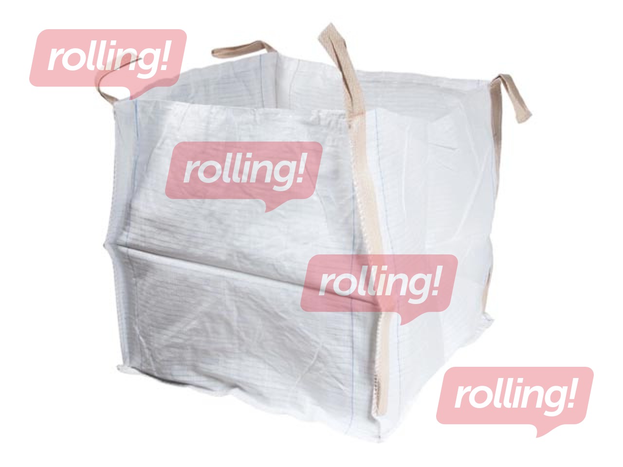 Polipropilēna maiss ar iztukšošanas vārstu, Big Bag 4-cilpu, 90x90x90 cm