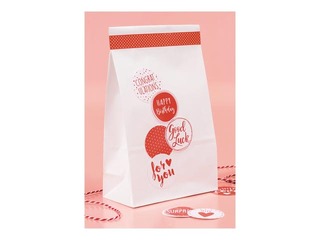 Maisiņi papīra 120x60x210mm, 25 gab., balti