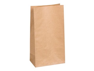 Flat bottom bag 120x60x210mm, natural