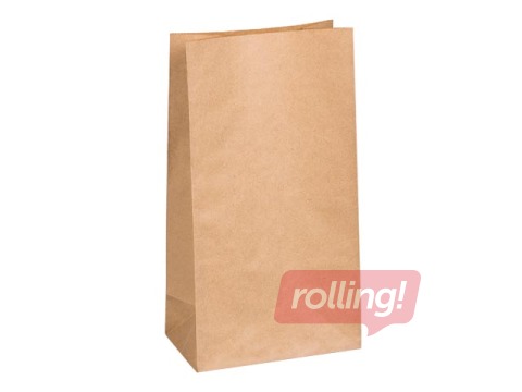 Maisiņi papīra 120x60x210mm, 25 gab., brūni