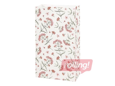 Paper bags Flowers, 120x60x210mm, 8 pcs.