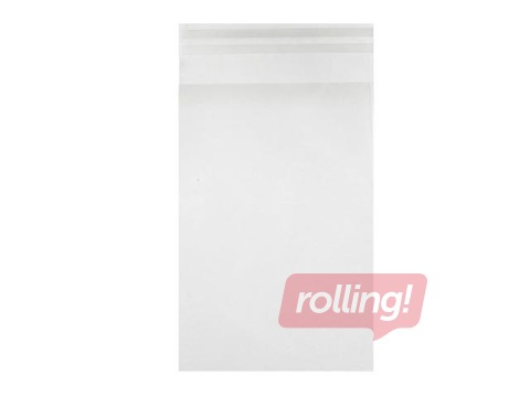 Maisiņi ar pašlīmējošu aizdari BOPP, caurspīdīgi, 20x30cm, 200 gab.