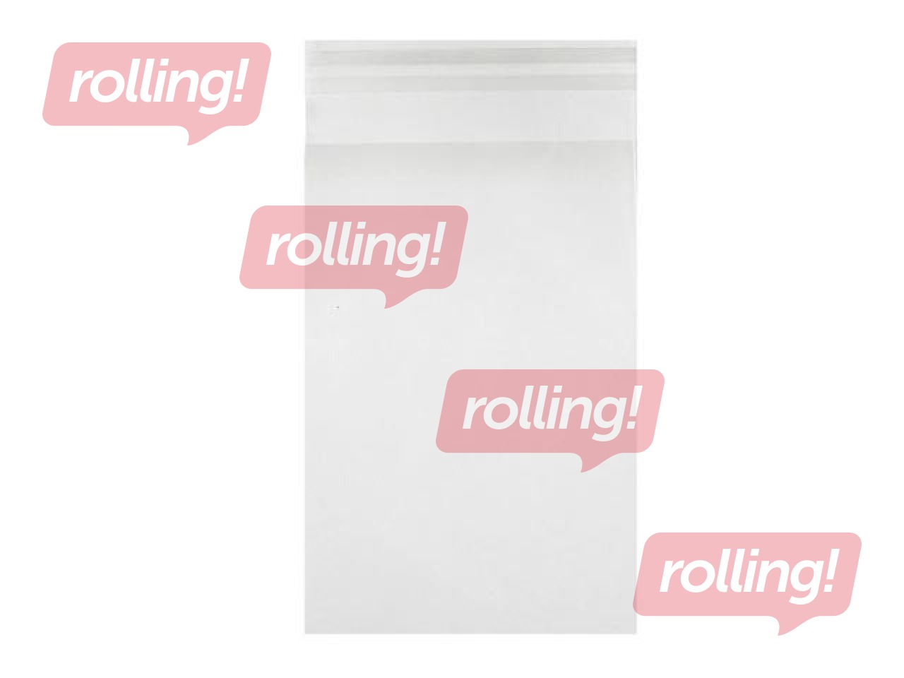 Maisiņi ar pašlīmējošu aizdari BOPP, caurspīdīgi, 20x30cm, 200 gab.