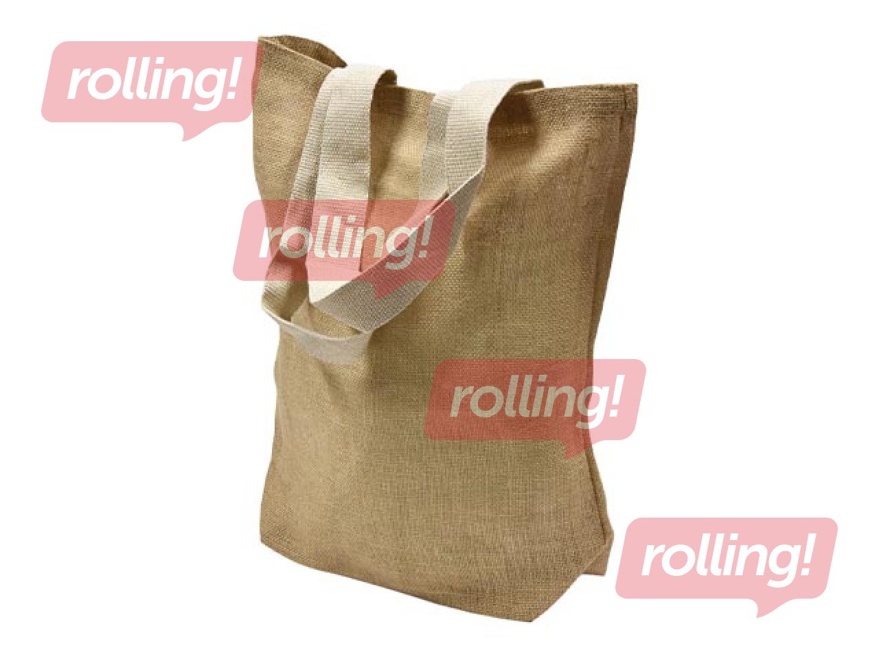 Soma ar rokturiem, džutas audums, 370x420mm