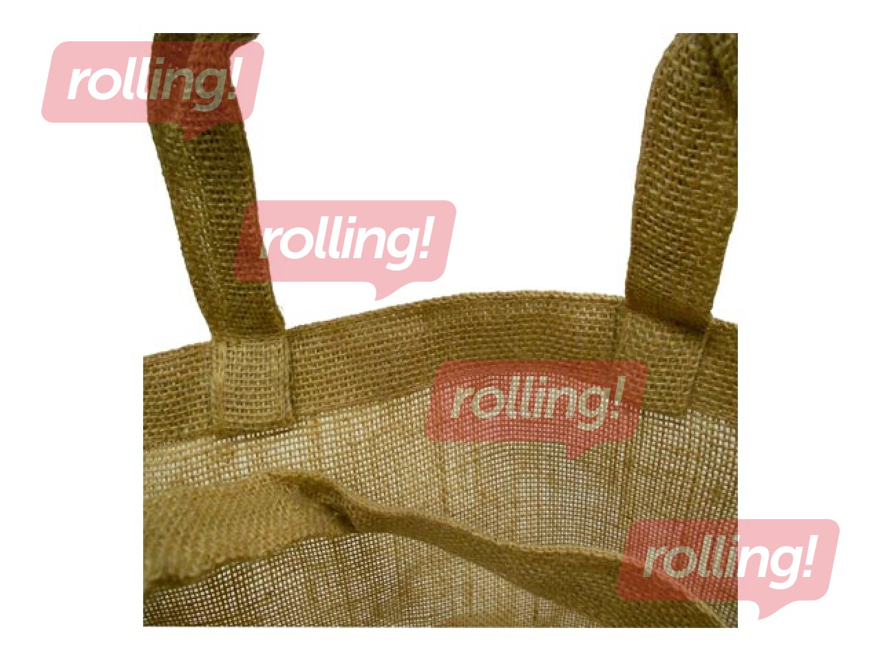 Сумка с ручками, джутовая ткань, 400x430мм