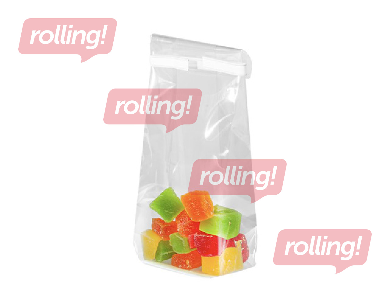 Maisiņi-tūtas, OPP, caurspīdīgi, 80x35x180mm, 100 gab.