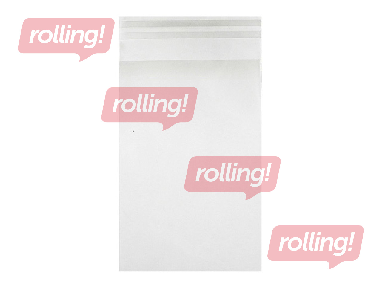 Self-adhesive bags, BOPP, transparent, 16x22cm, 200pcs